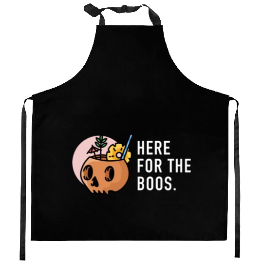 halloween 2 white Kitchen Aprons