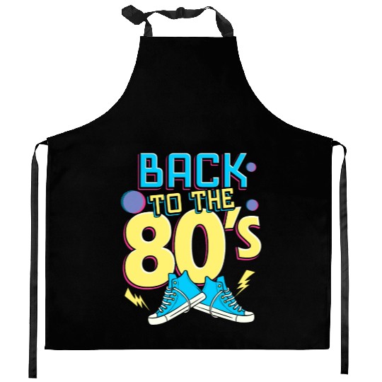 back to the 80s - back to the 80s - retro Kitchen Aprons
