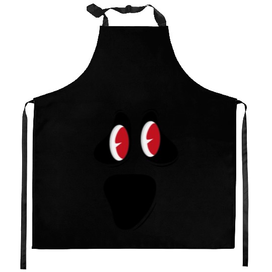 Cute Inlove Ghost Face Kitchen Aprons