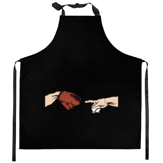 Creative Baseball Player Funny Baseball Kitchen Aprons