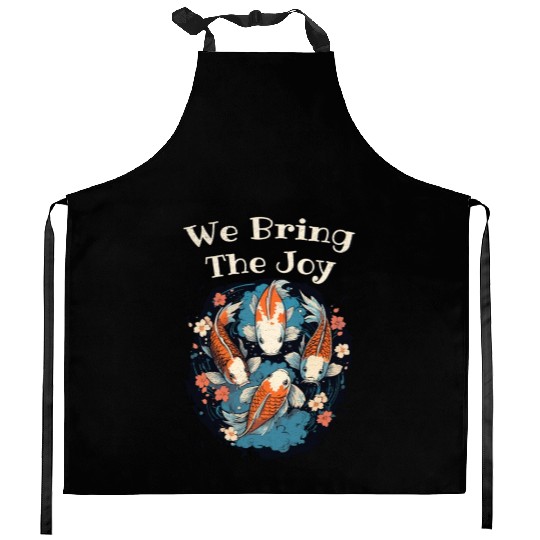 Koi Fish Koi Carp Japanese Koi Garden-Pond funny Kitchen Aprons