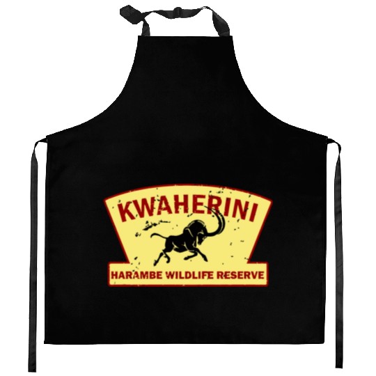 Kwaherini Harambe Wildlife Reserve Kitchen Aprons