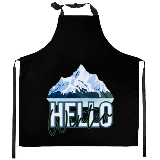 Hello Winter Kitchen Aprons