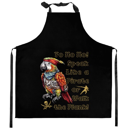 5Avast! Talk Like a Pirate Day Kitchen Aprons