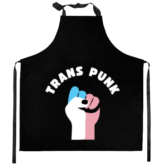 Trans Punk Transgender Pride Kitchen Aprons