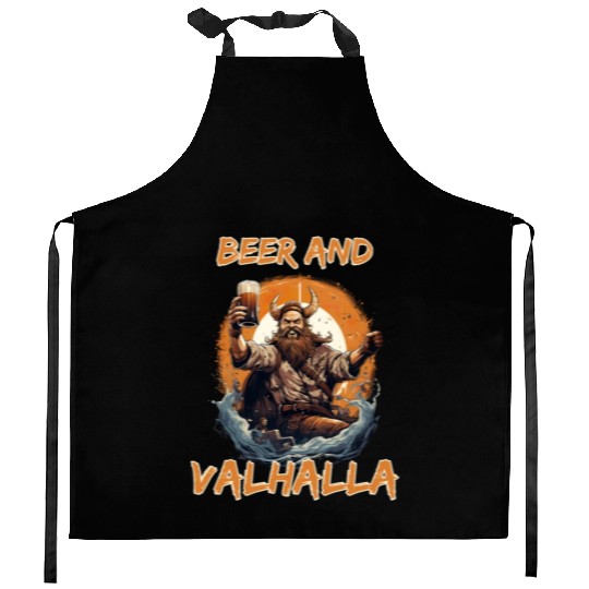 Viking World Tour Vikings Valhalla Odin for a Men Kitchen Aprons