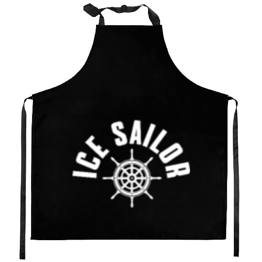 Ice Sailor Pocket Design Kitchen Aprons