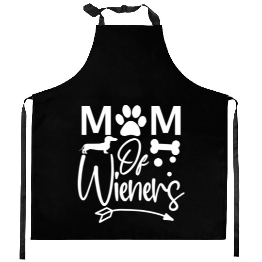 Dog Lover Gift Mom Of Wieners Dachshunds Kitchen Aprons