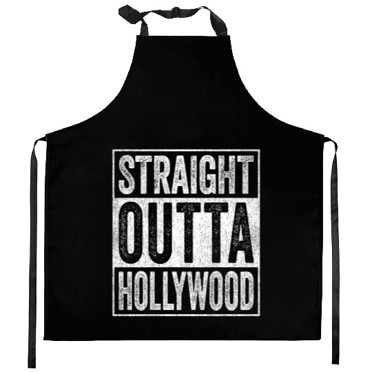 Straight Outta Hollywood Kitchen Aprons