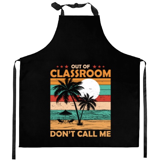 Teacher Retirement Out Of Classroom Retired Kitchen Aprons
