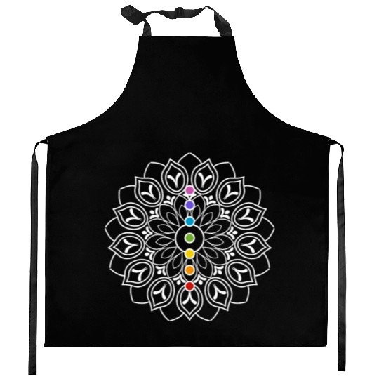 Mandala Chakra Kitchen Aprons