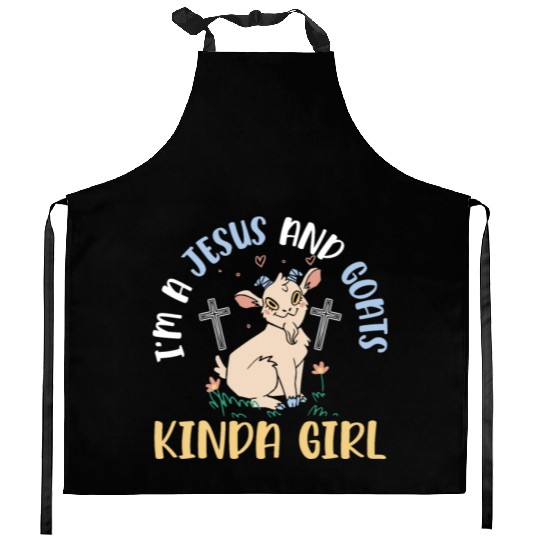 Goat Lover Kid Ranch Wool Farm Animal Farming Kitchen Aprons