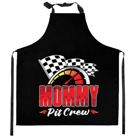 Mommy Pit Crew Kitchen Aprons