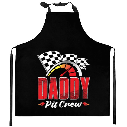 Daddy Pit Crew Kitchen Aprons