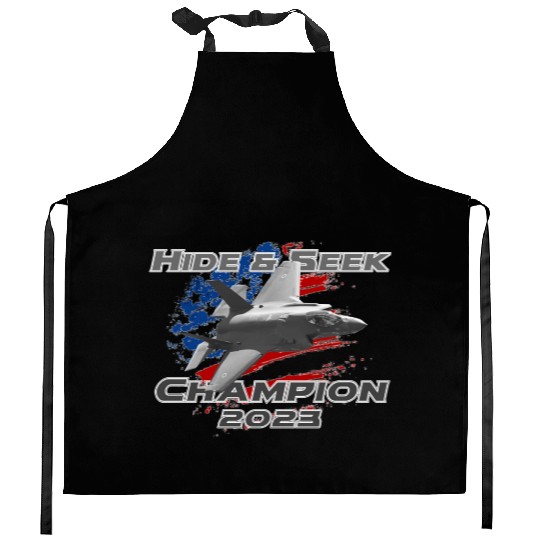 F-35 Hide and Seek Champion Kitchen Aprons