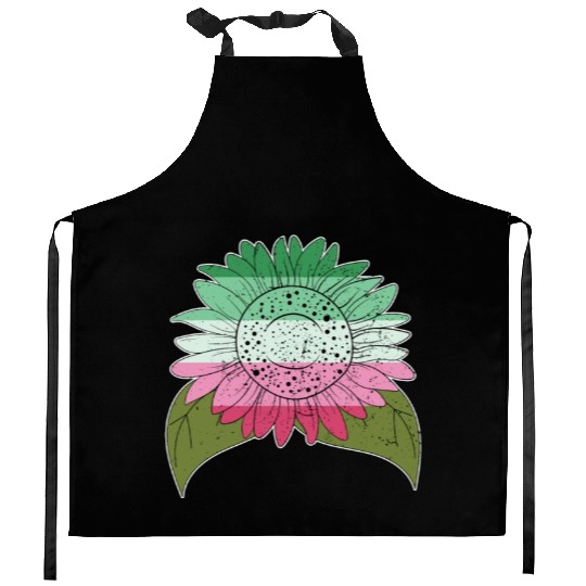 Abrosexual sunflower gift LGBT Abrosexual Kitchen Aprons