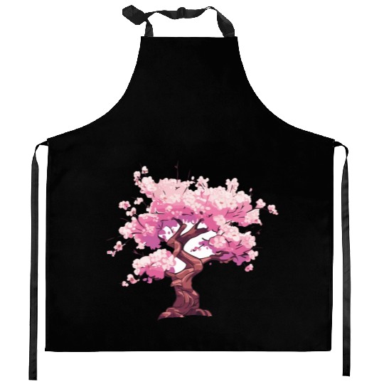 Enchanted Sakura: Blossom Bliss Kitchen Aprons
