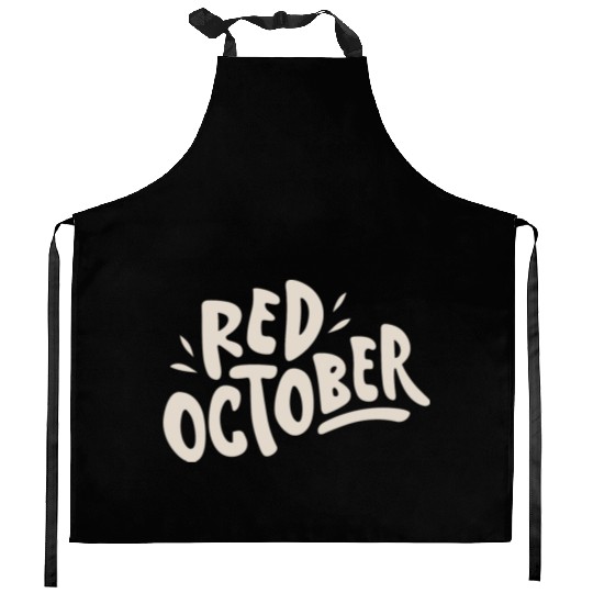 red october phillies Kitchen Aprons