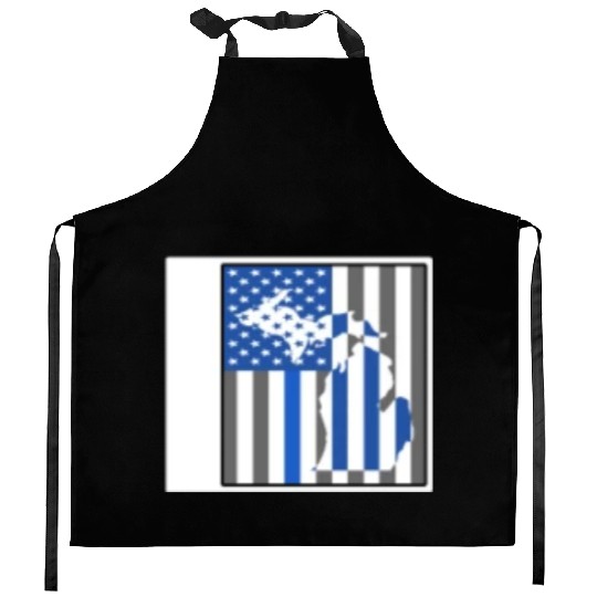Police Kitchen Aprons, Michigan State Police Kitchen Aprons, Detroit