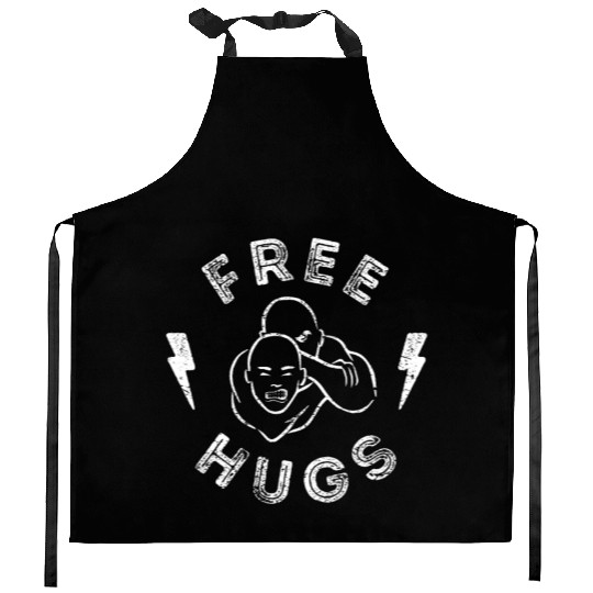Funny BJJ Kitchen Aprons Brazilian Jiu-Jitsu Free Hugs