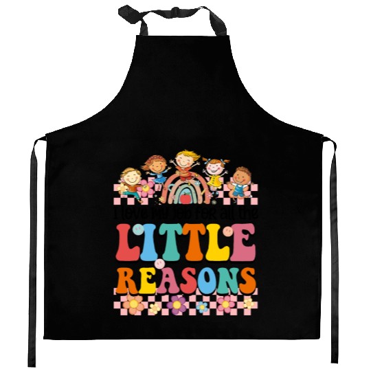 I love my job Kitchen Aprons