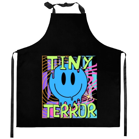 Tiny Terror Streetwear Kitchen Aprons All Neon Colors