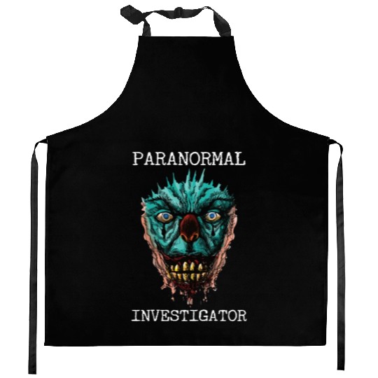 Ghost Hunting Paranormal Investigator Kitchen Aprons