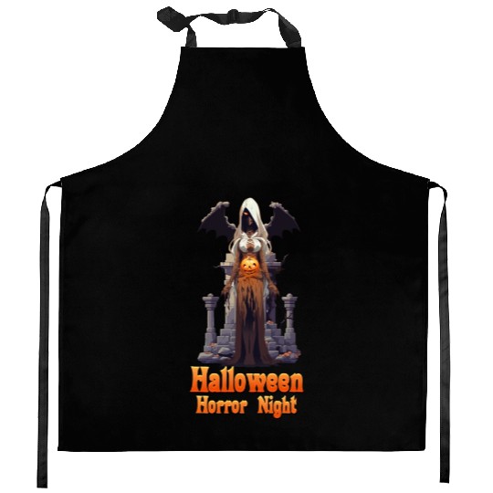 Halloween Horror Night Kitchen Aprons