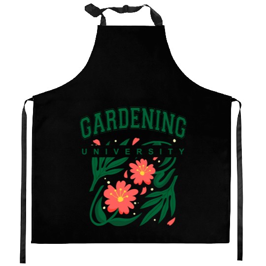 Gardening University Design Kitchen Aprons