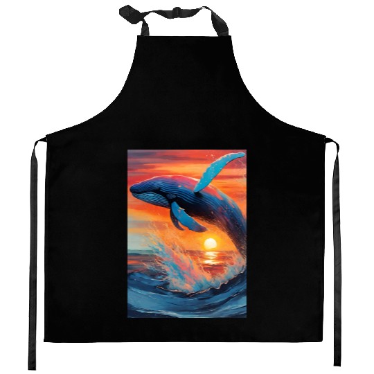 Whale of A tale Kitchen Aprons