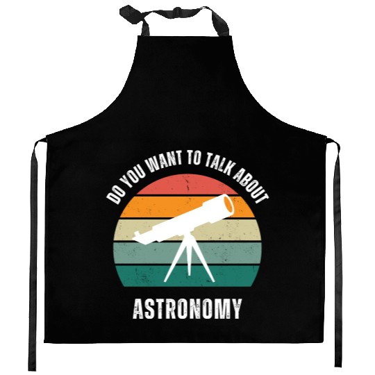 Astronomy Lover Space Lover Kitchen Aprons