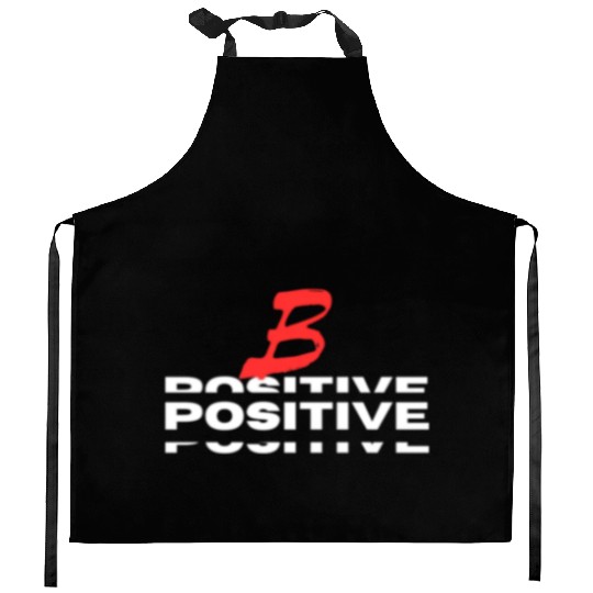 BE POSITIVE Kitchen Aprons