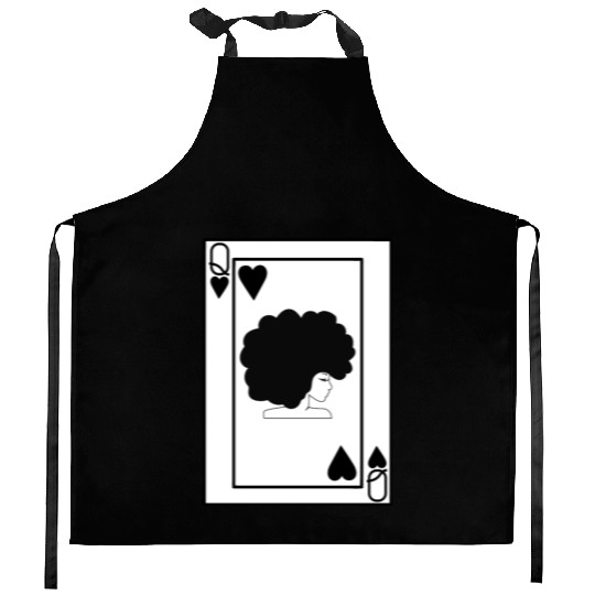 Black Queen Kitchen Aprons
