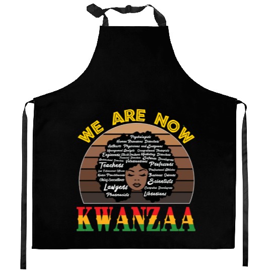 Celebrating All Passions with Kwanzaa Pride Kitchen Aprons