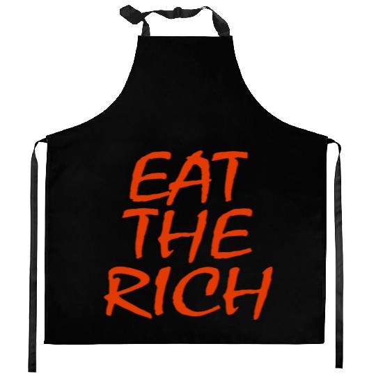 UAW Eat The Rich Kitchen Aprons