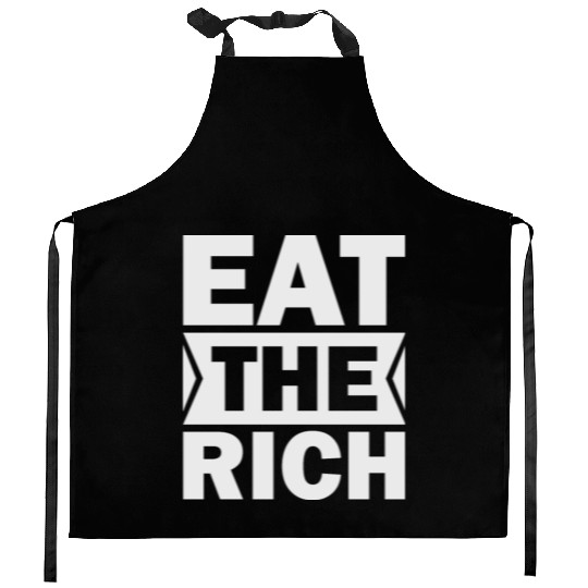 UAW President Eat The Rich Kitchen Aprons