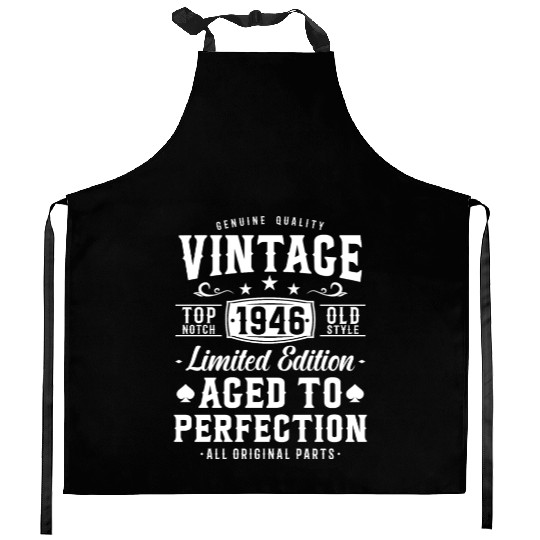 Vintage 1946 Birthday Surprise Kitchen Aprons