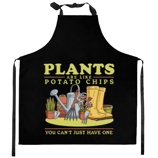 Gardener Gardening Plants Are Like Kitchen Aprons