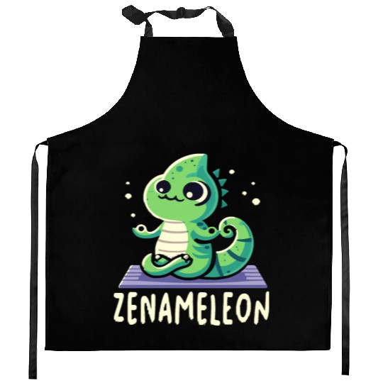 Chameleon Lover Kitchen Aprons