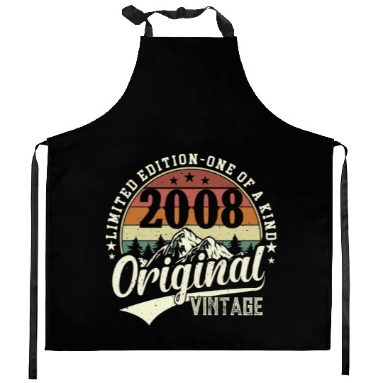 Vintage 2008 Birthday Surprise Kitchen Aprons