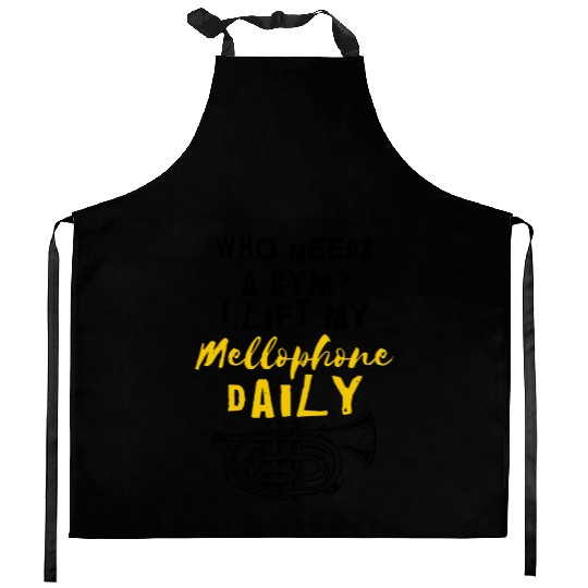 Mellophonist Musical Instrument Orchestra Kitchen Aprons