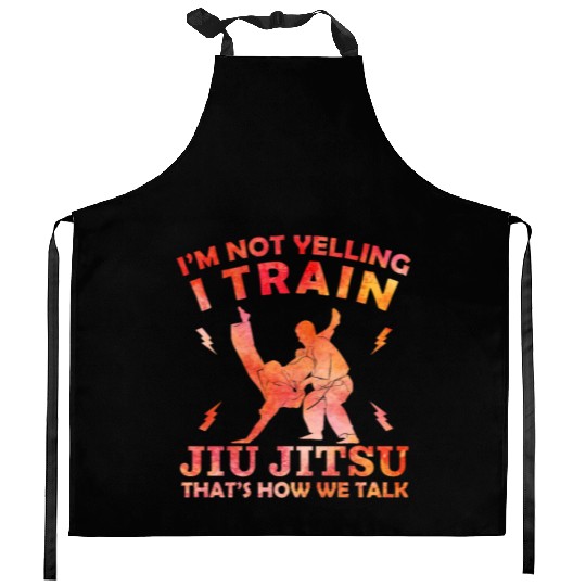 Brazilian Jiu Jitsu Trainer Martial Arts BJJ MMA Kitchen Aprons