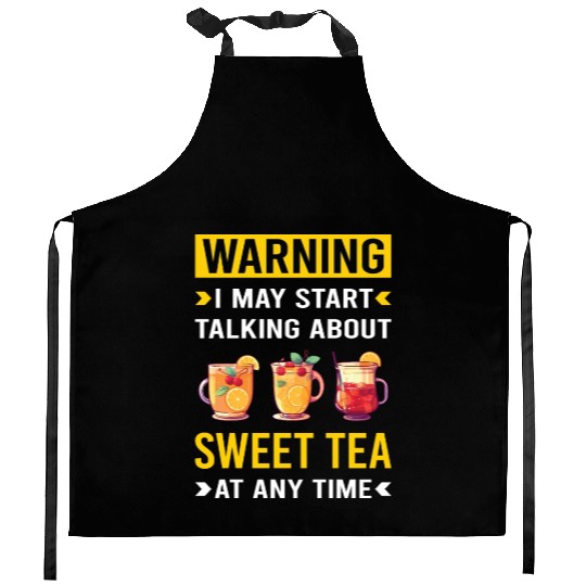 Warning Sweet Tea Kitchen Aprons