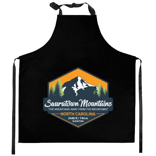 Sauratown Mountains North Carolina Kitchen Aprons
