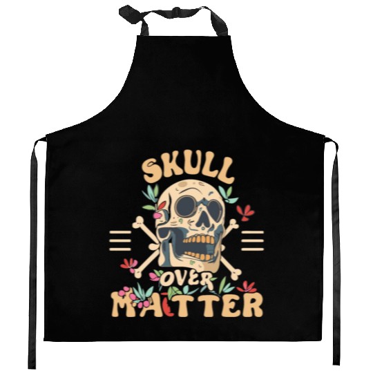 Totenkopf Skull Skulls Totenschädel Spruch Kitchen Aprons