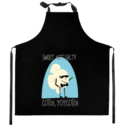 Sweet Popcorn Funny Pop Culture Cartoon Parody Kitchen Aprons