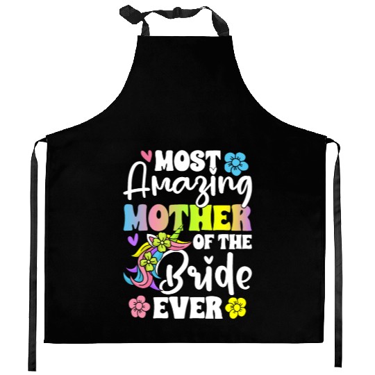 Wedding Bridal Party Kitchen Aprons