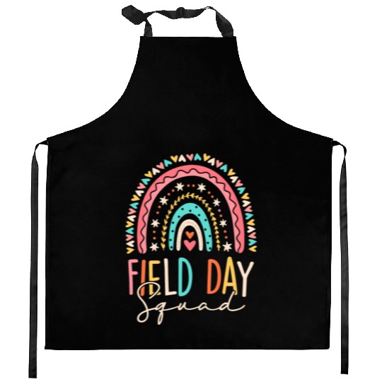 Field Day Squad Teacher Student Last Day Of School Kitchen Aprons