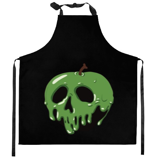 Poison Green Apple Kitchen Aprons