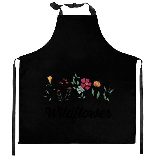 Wildflower 1 Kitchen Aprons